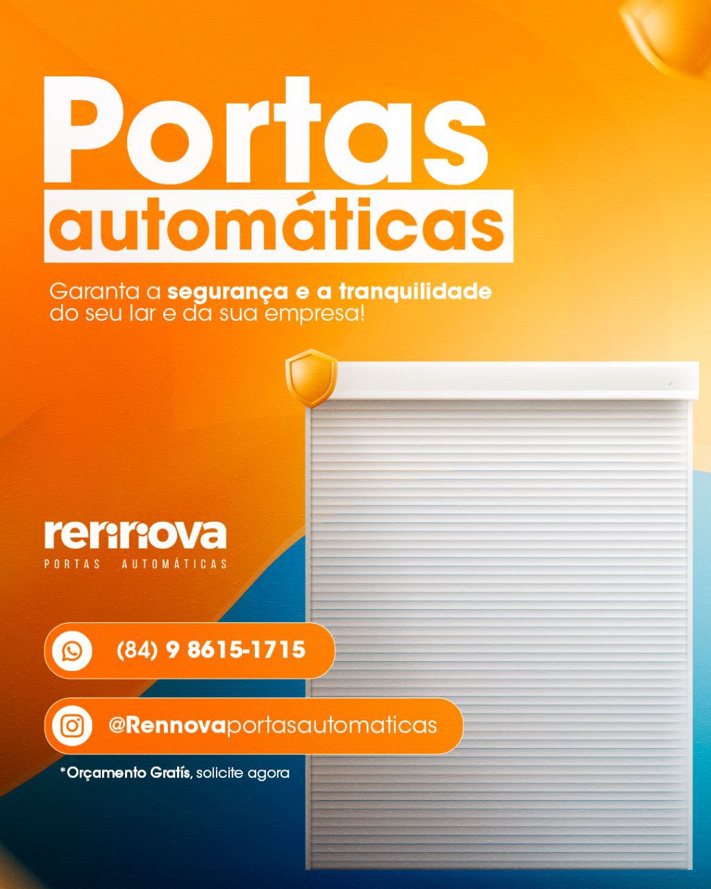 Serviço realizado pela RENNOVA Portas Automáticas