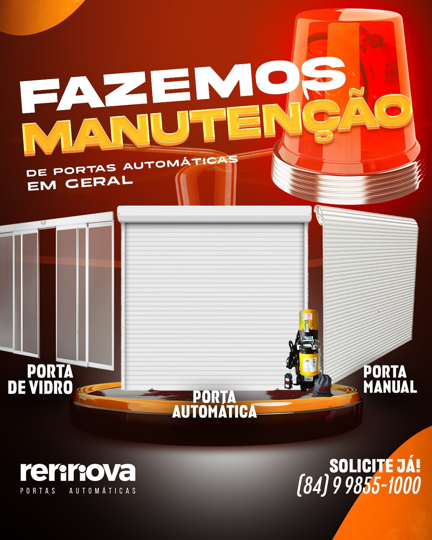 Projeto realizado pela RENNOVA Portas Automáticas